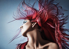 The Lady with red hair